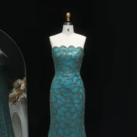 The Emerald — Strapless Mermaid Gown