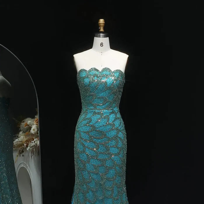 The Emerald — Strapless Mermaid Gown