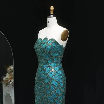 The Emerald — Strapless Mermaid Gown