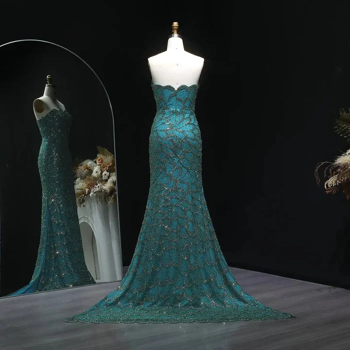The Emerald — Strapless Mermaid Gown
