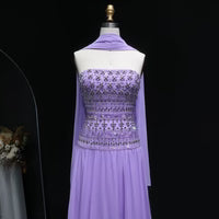 The Lilou — Strapless Beaded Bodice Mermaid Gown