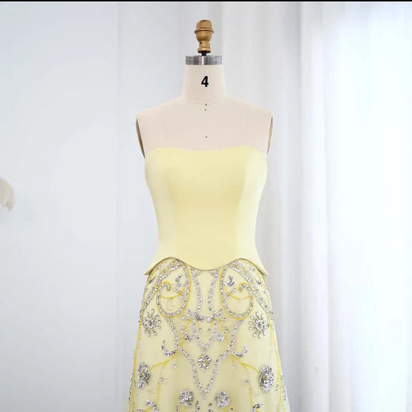 The Sage — Strapless Mermaid Gown