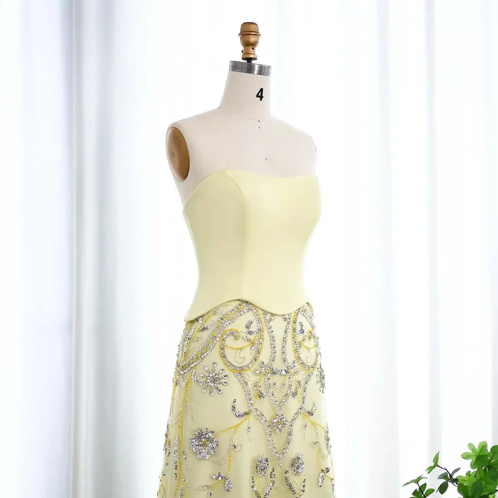 The Sage — Strapless Mermaid Gown