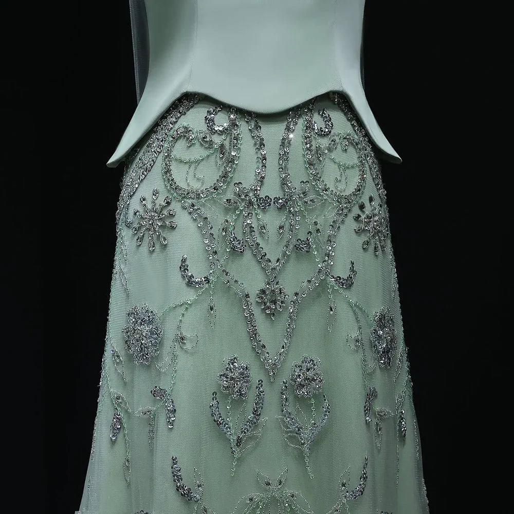 The Sage — Strapless Mermaid Gown