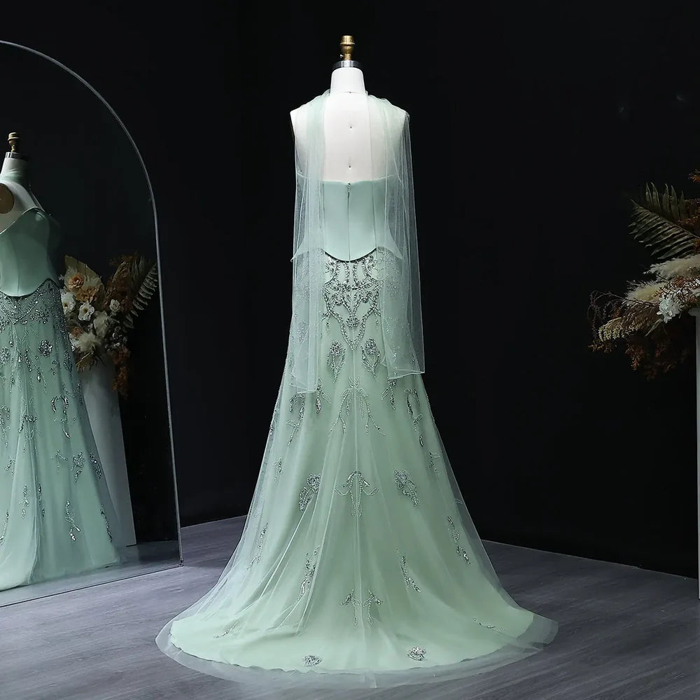 The Sage — Strapless Mermaid Gown