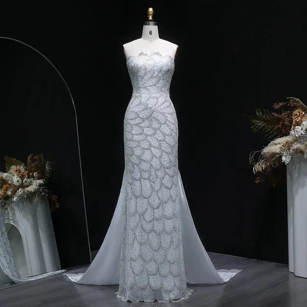 The Emerald — Strapless Mermaid Gown