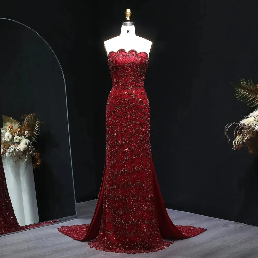 The Emerald — Strapless Mermaid Gown